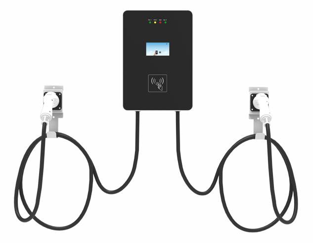 14kw雙槍交流樁壁掛式-銀河系列